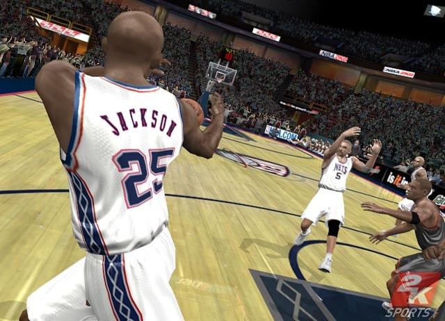 NBA 2K6 dribble en images
