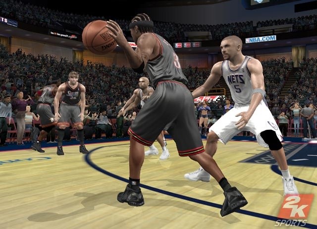 NBA 2K6 dribble en images
