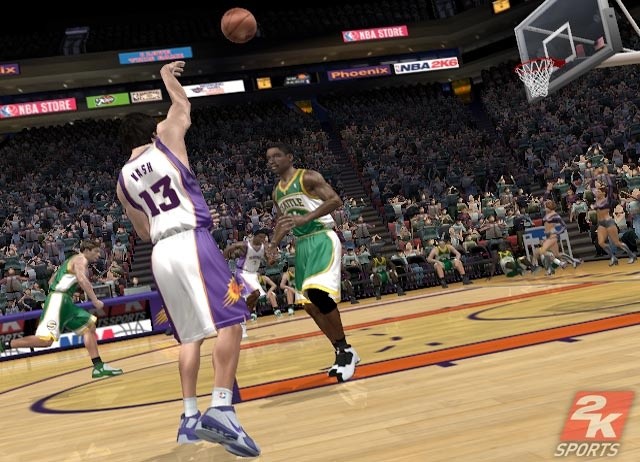 NBA 2K6 dribble en images