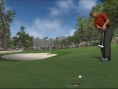 Tiger Woods swingue sur le green