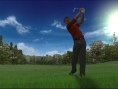Tiger Woods swingue sur le green