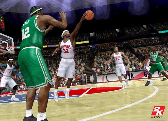 NBA 2K6 dunke en images