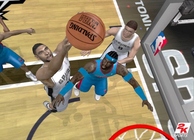 NBA 2K6 dunke en images