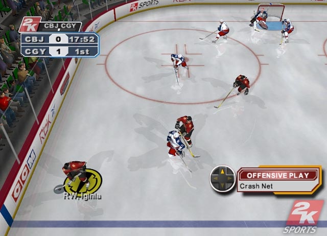 NHL 2K6 : choix tactiques