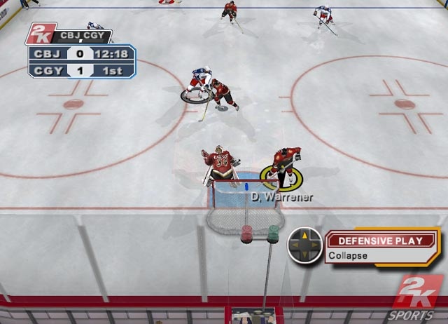 NHL 2K6 : choix tactiques