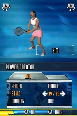 Top Spin 2 sur Nintendo DS se dévoile