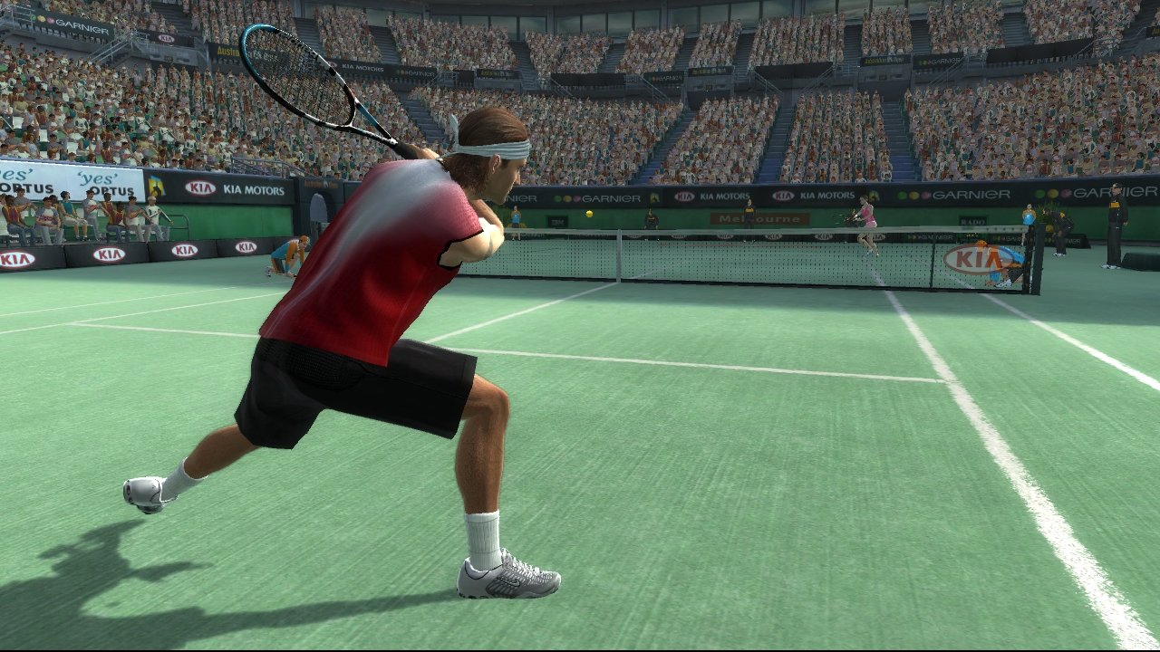 Top Spin 2 frappe la balle