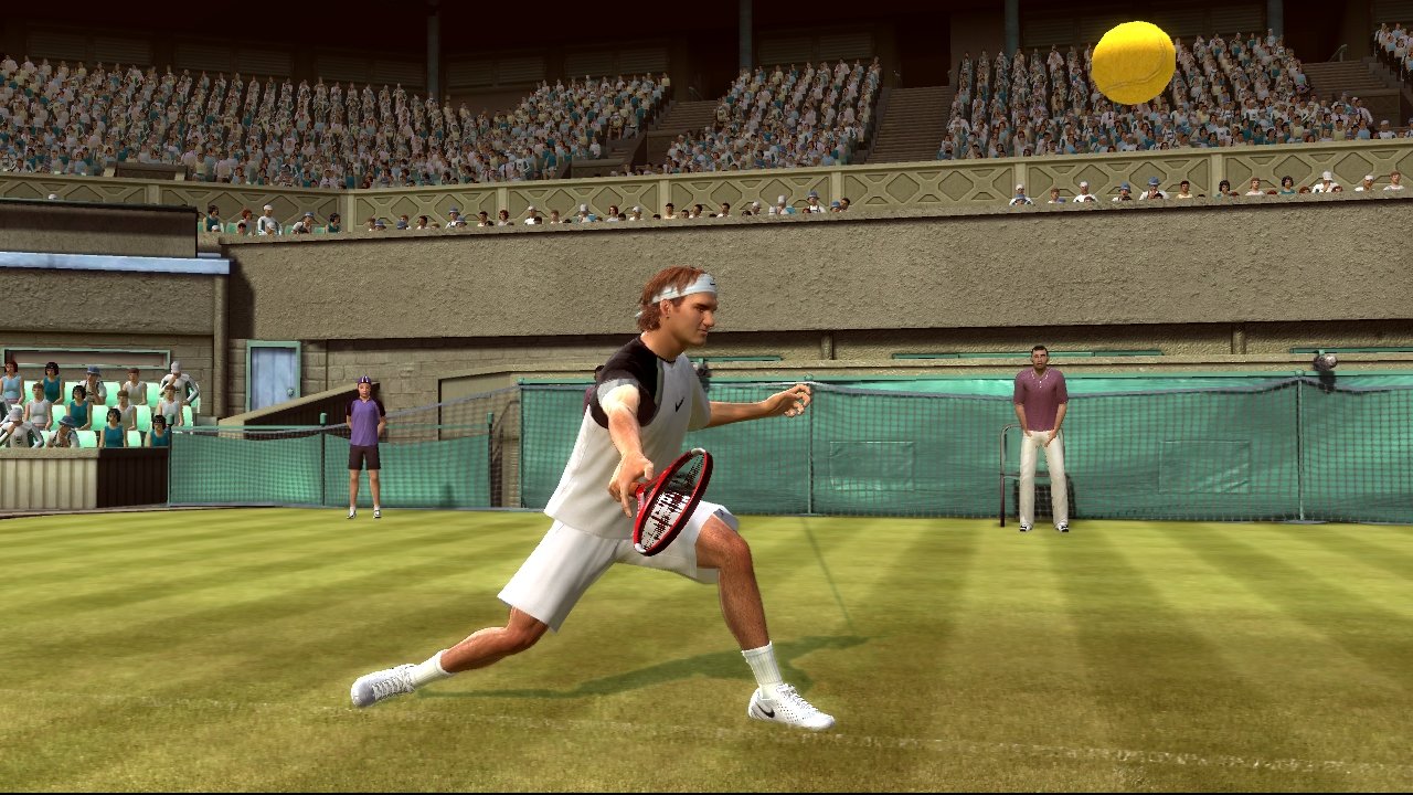 Top Spin 2 frappe la balle