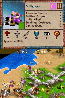 Age of Empires illustré sur DS 