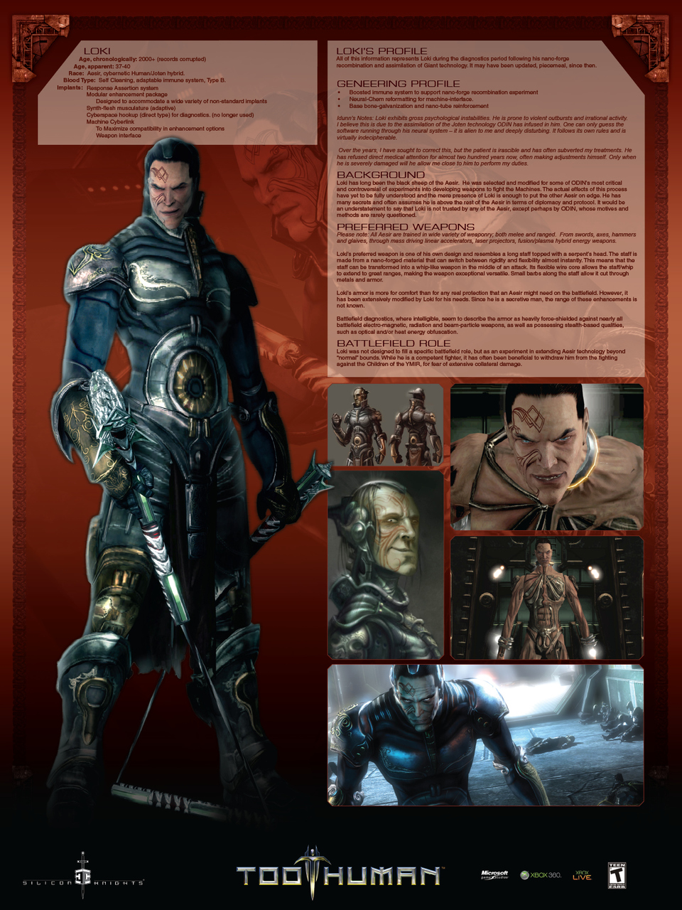 Too Human : 100 images et 4 vidéos