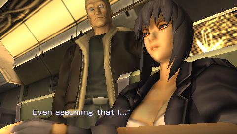 Ghost in the Shell illustré sur PSP