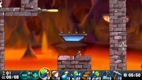 Lemmings se creuse la tête
