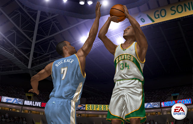 NBA Live 2006 sur le terrain