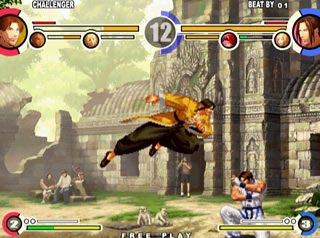 King of Fighters XI en plein combat