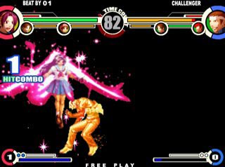 King of Fighters XI en plein combat