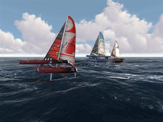 Virtual Skipper 4 sur le départ