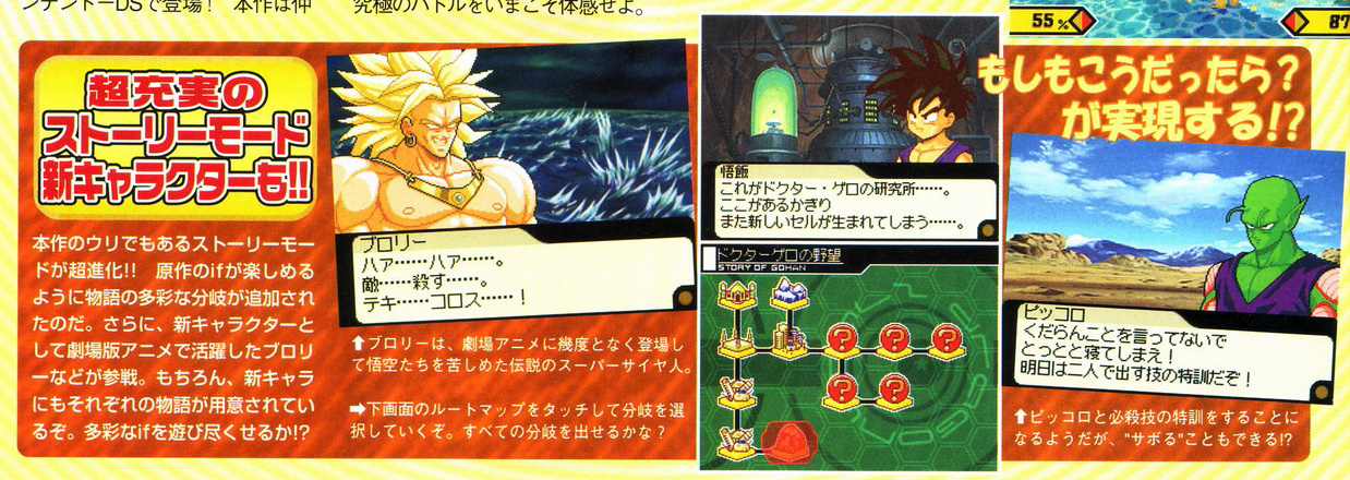 Dragon Ball Z DS dans le Famitsu