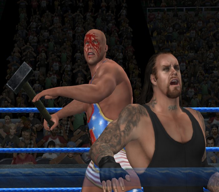 SmackDown ! Vs. RAW dans la cage