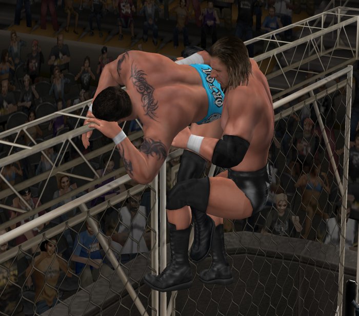 SmackDown ! Vs. RAW dans la cage