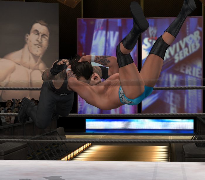 SmackDown ! Vs. RAW dans la cage