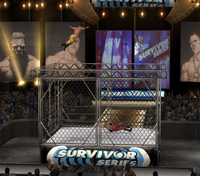 SmackDown ! Vs. RAW dans la cage