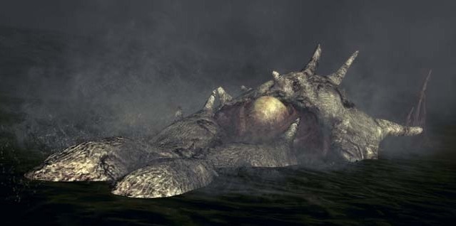 Zoom sur le boss aquatique de Resident Evil 5