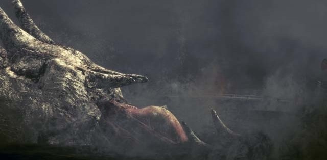 Zoom on the aquatic boss of Resident Evil 5