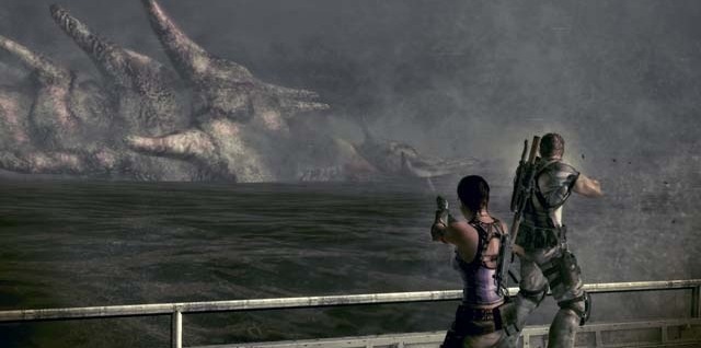 Zoom sur le boss aquatique de Resident Evil 5