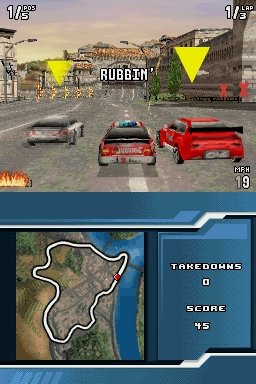 Burnout Legends en images sur NDS