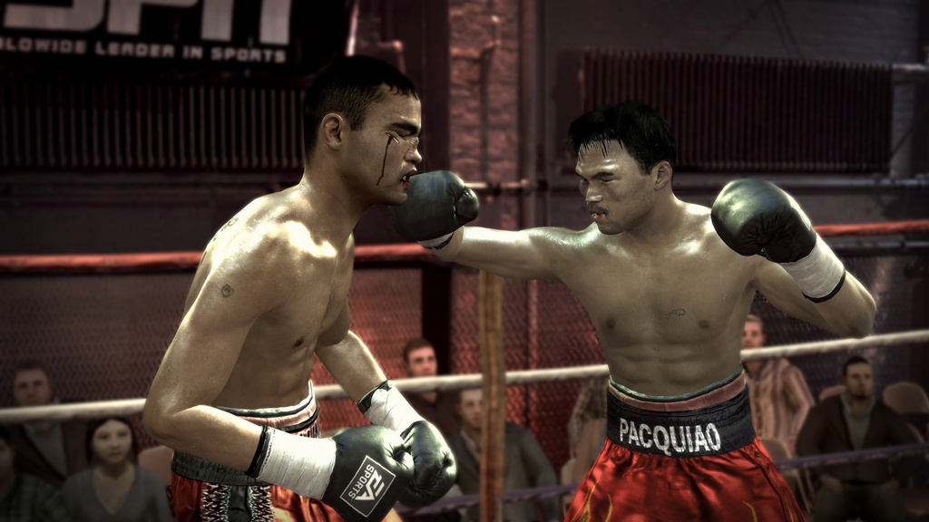 Fight Night Round 3 met l'ambiance