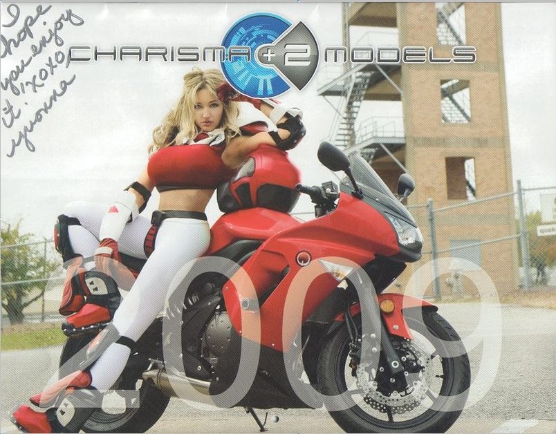Booth babes in a calendar