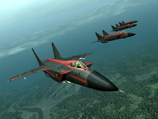 Ace Combat Zero dans les airs