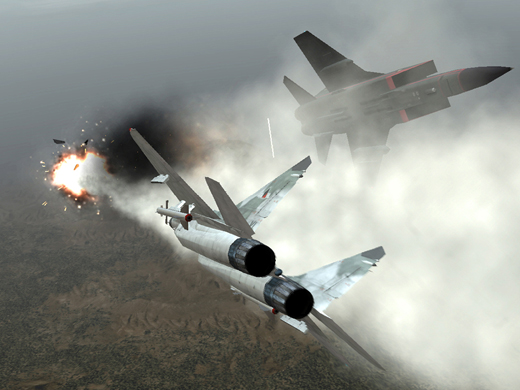 Ace Combat Zero dans les airs