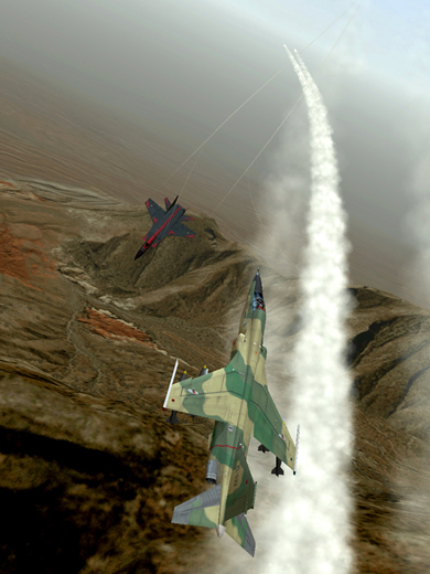 Ace Combat Zero dans les airs
