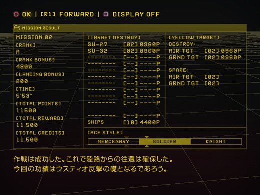 Ace Combat Zero en images