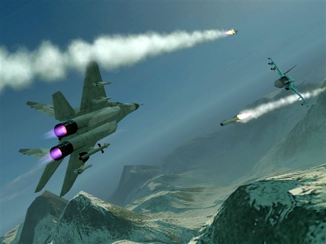 Ace Combat Zero en écran splitté