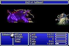 Final Fantasy IV Advance se résume