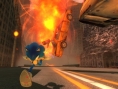 Sonic déboule en images