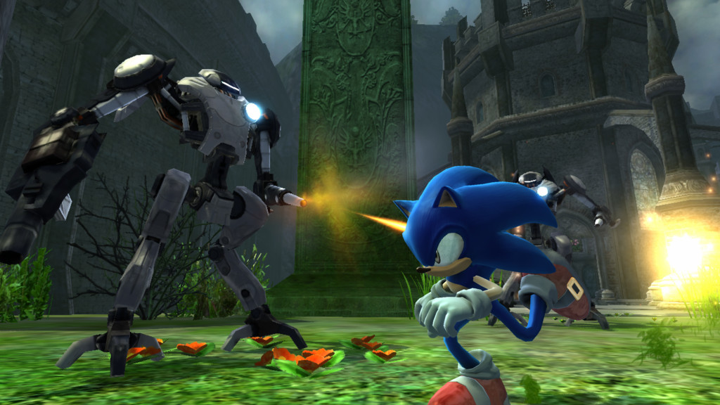 Sonic s'affiche à l'écran