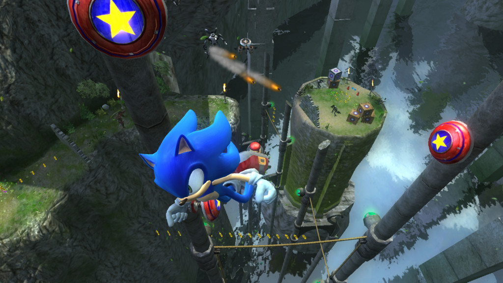 Sonic s'affiche à l'écran