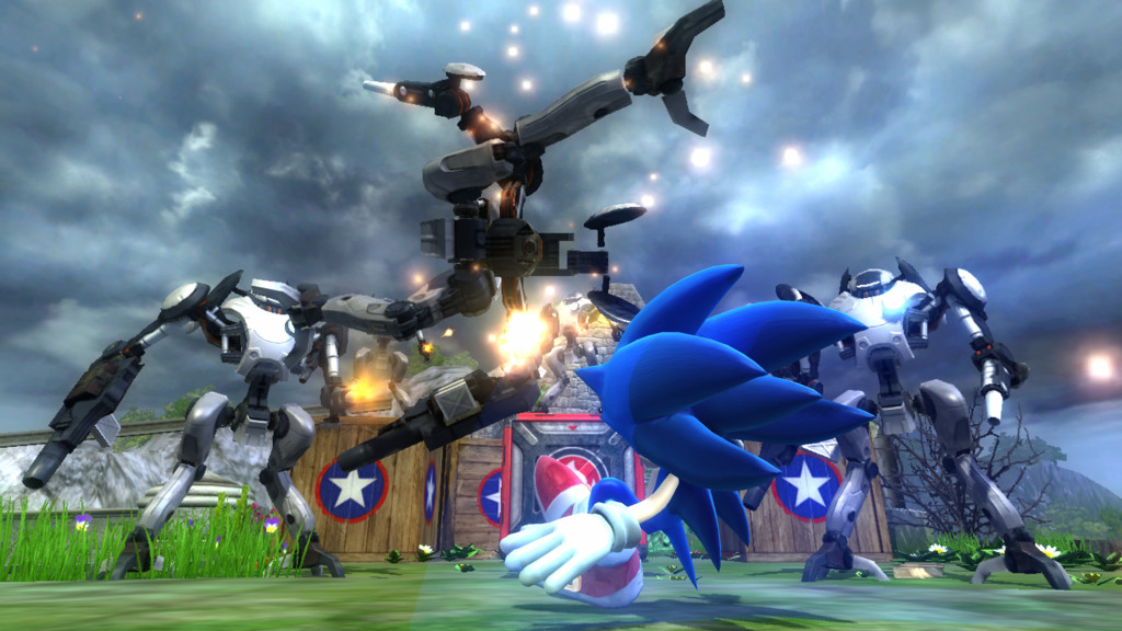 Sonic s'affiche à l'écran