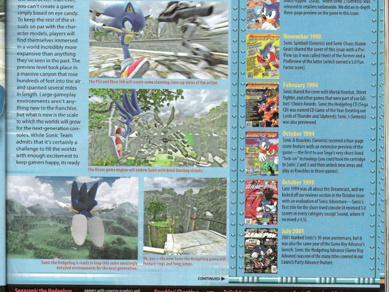 Sonic the Hedgehog fonce en images