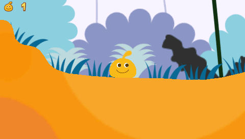 LocoRoco roule sur PSP