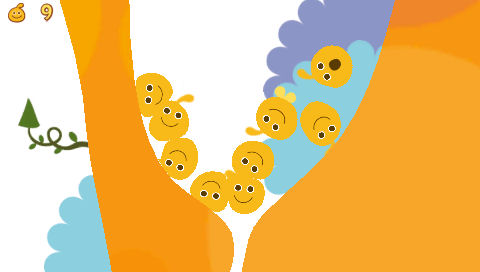 LocoRoco roule sur PSP