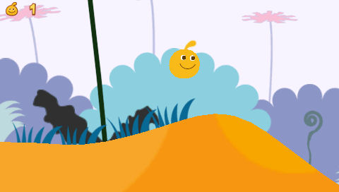 LocoRoco roule sur PSP