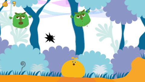 LocoRoco roule sur PSP