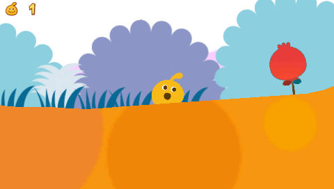 LocoRoco roule sur PSP