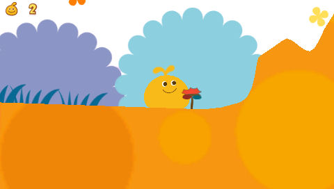 LocoRoco roule sur PSP