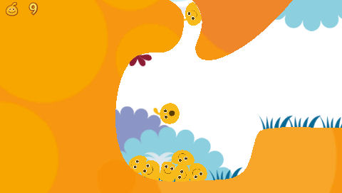 LocoRoco roule sur PSP