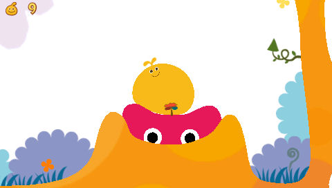 LocoRoco roule sur PSP